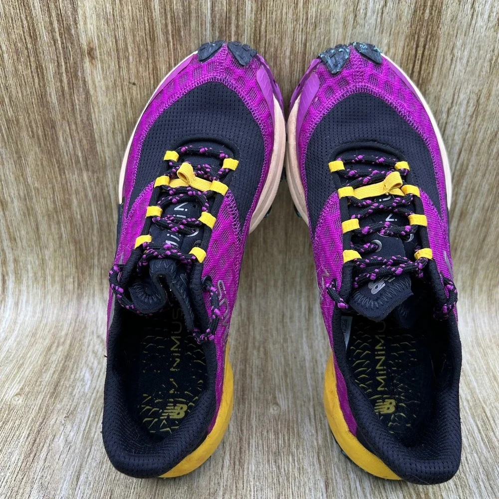 New‎ Balance Minimus Trail Women's Size 8.5 Running Shoes Purple Black WTM10LP1